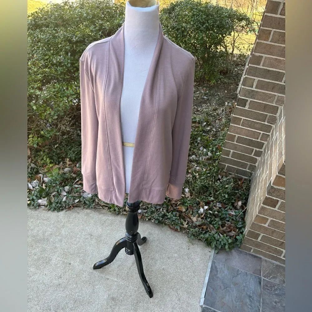 Apana Mauve Cardigan size S - Picture 7 of 7